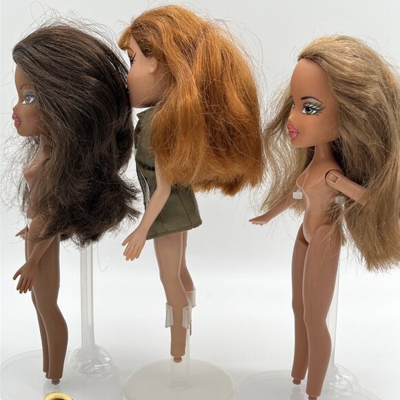 Bratz Doll Lot Meygan Fianna Sasha 2001–2003 Xpress It Girls Really Rock Stylin' - Picture 2 of 16